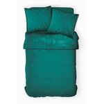 TODAY housse de couette 100% coton - 220x240 cm - Vert émeraude TODAY