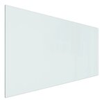vidaXL Plaque de verre pour cheminée rectangulaire 100x50 cm