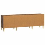 vidaXL Meuble TV 150 x 31 x 50 cm Chêne fumé Bois d'ingénierie