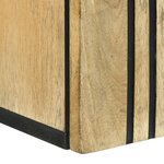 vidaXL Armoire Murale de Salle de Bain - 38 x 33 5 x 48 cm  en bois massif et ingénierie.