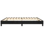 vidaXL Cadre de lit sans matelas noir 200x200 cm velours