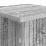 vidaXL Support de Plante 2 pc Sonoma gris 30 5 x 30 x 43 cm