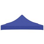 vidaXL Toit de tente de réception 3 x 3 m Bleu