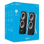 Logitech z200 speaker 2.0 midnight noir