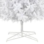 vidaXL Arbre de Noël artificiel pré-éclairé 400 cm blanc