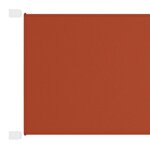 vidaXL Auvent vertical Terre cuite 180x800 cm Tissu oxford