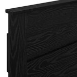 vidaXL Tête de lit Chêne noir 90 cm Bois d'ingénierie