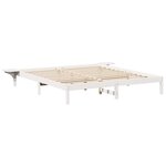 vidaXL Cadre de lit Blanc Blanc