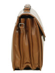 Cartable serviette Katana architecte en cuir - 40 cm - 3 soufflets - 69329 - Marron