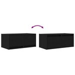 vidaXL Meubles TV 2 Pièces chêne noir 60x31x25 5 cm bois d'ingénierie