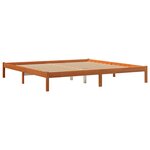vidaXL Cadre de lit sans matelas cire marron 180x200cm bois pin massif
