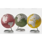Globe terrestre lumineux Evolve Ø 30 cm - Jaune