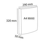 Classeur 4 anneaux 30mm iderama pp en polypropylène rigide - a4 - couleurs assorties - x 6 - exacompta
