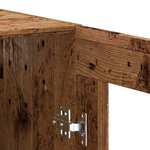 vidaXL Buffet vieux bois 69 5x34x90 cm bois d'ingénierie