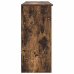 vidaXL Buffet avec tiroir chêne fumé 101x35x76 cm bois d'ingénierie