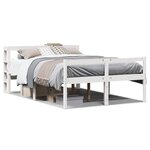 vidaXL Lit pour personne âgée avec tête de lit sans matelas 120x200 cm
