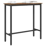 vidaXL table Bois ancien 100 x 40 x 100 5 cm