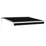 Store rétractable automatique noir 300x250 cm