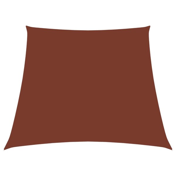 vidaXL Voile de parasol Tissu Oxford trapèze 3/4x3 m Terre cuite