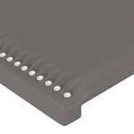 vidaXL Tête de lit Gris 90x5x78/88 cm Similicuir