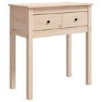 vidaXL Table console 70x35x75 cm Bois massif de pin