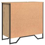 vidaXL Buffet Marron 78 x 35.5 x 74.5 cm Bois d'ingénierie
