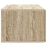 vidaXL Meuble TV mural 98 x 41 x 30 cm Chêne Sonoma Bois d'ingénierie