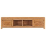 vidaXL Meuble TV 115x30x35 cm bois de teck massif