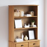 vidaXL Hutch "ASKIM" 91x30x104 cm Bois massif de pin