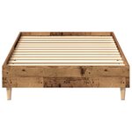 vidaXL Cadre de lit Bois ancien 80 x 200 cm Bois d'ingénierie