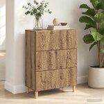 vidaXL Armoire à tiroirs 66 x 34 5 x 90 cm Bois d'ingénierie