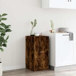 vidaXL Armoire d'apothicaire chêne fumé 40x41x77 5cm bois d'ingénierie
