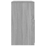 vidaXL Coiffeuse et tabouret sonoma gris 60x40x113 5 cm