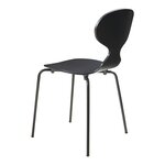 Lot de 4 chaises de salle à manger moderne design robuste noir 03_0009837
