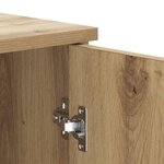 vidaXL Buffet chêne artisanal 80x36x75 cm bois d'ingénierie