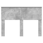 vidaXL Tête de lit Gris béton 135 cm Bois d'ingénierie