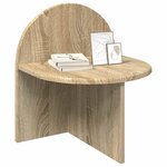 vidaXL Table de chevet 2 Pièces Chêne Sonoma 40 x 35 5 x 45 5 cm