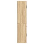 vidaXL Buffet haut Chêne sonoma Bois d'ingénierie