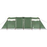 vidaXL Tente familiale tunnel 8 personnes vert imperméable