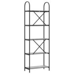 vidaXL Étagère Sonoma gris 60 x 30 x 183 cm Bois d'ingénierie