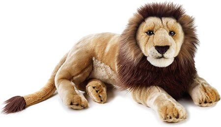 Peluche Lion De 65 Cm Marron