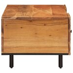 vidaXL Table basse 100x54x40 cm bois massif d'acacia