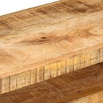 vidaXL Meuble TV 110x30x40 cm Bois massif de manguier