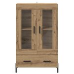 vidaXL Haut Armoire Corona Chêne artisanal 69 5 x 31 x 115 cm