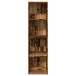 vidaXL Bibliothèque vieux bois 40x30x152 cm bois d'ingénierie