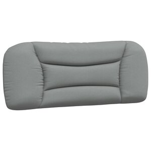 vidaXL Coussin de tête de lit Hvar gris clair 100 cm tissu