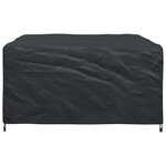 vidaXL Housse pour mobilier d'extérieur Noir 180 x 190 x 85 cm 420D