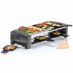 Princess Gril à raclette en pierre avec 8 poêles 1300 W 162820