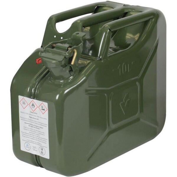 JARDIN PRATIC Jerrican en metal - 10L - vert armée