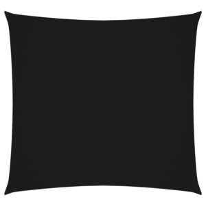 vidaXL Voile de parasol tissu oxford carré 6x6 m noir